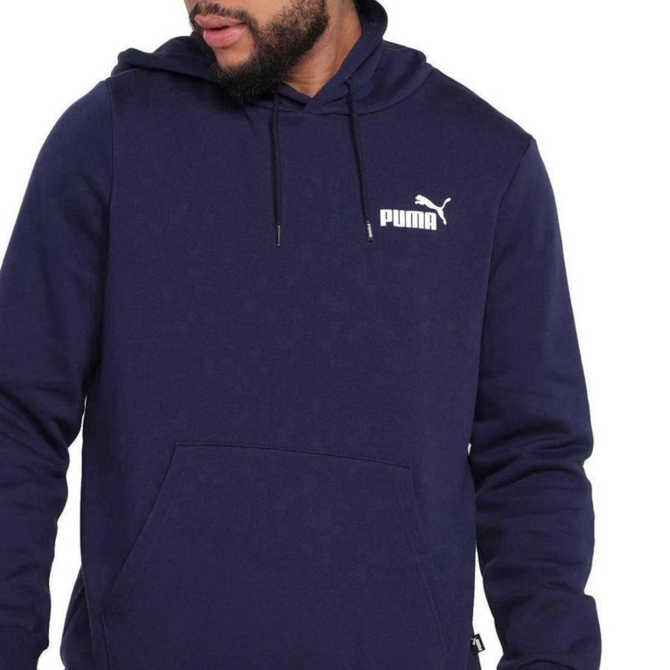 Blusão de Moletom Puma com Capuz M Essentials Small Logo 586690 - Masculino - Foto 5