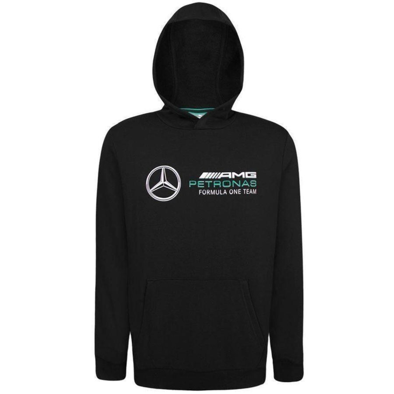 Blusão de Moletom Puma com Capuz M Mercedes F1 Essentials 53234 - Masculino - Foto 1