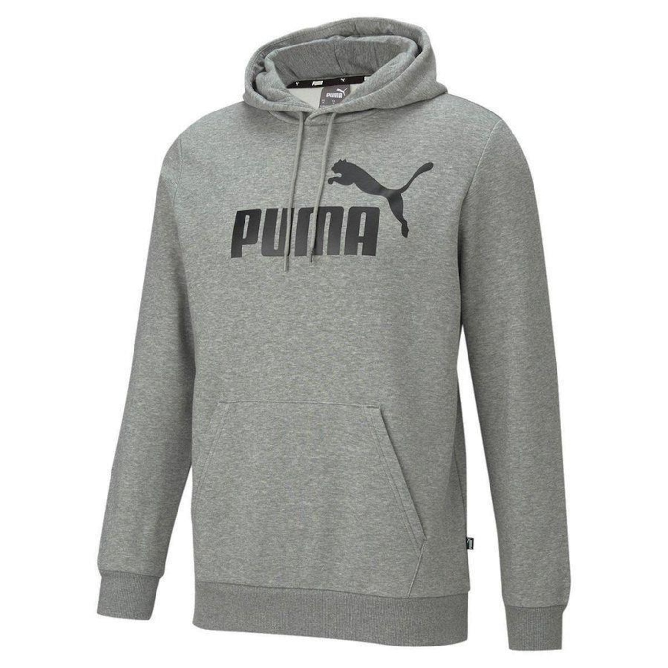 Blusão de Moletom Puma Essentials Hoodie Fl Big Logo - Masculino - Foto 1