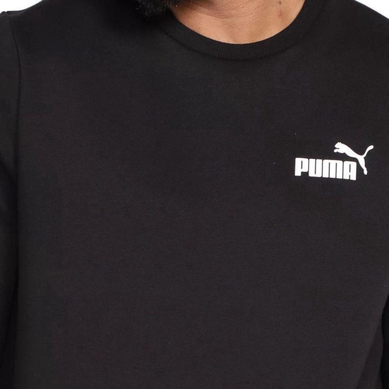 Blusão de Moletom Puma M Essentials Small Logo - Masculino - Foto 5