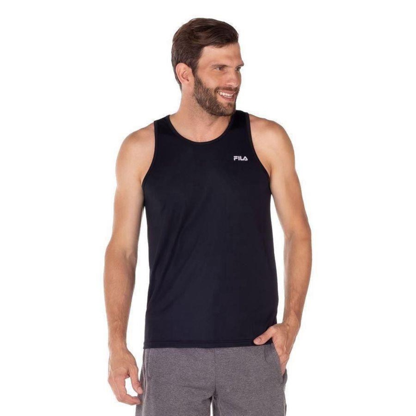 Camiseta Regata Fila Basic Sports - Masculina - Foto 3