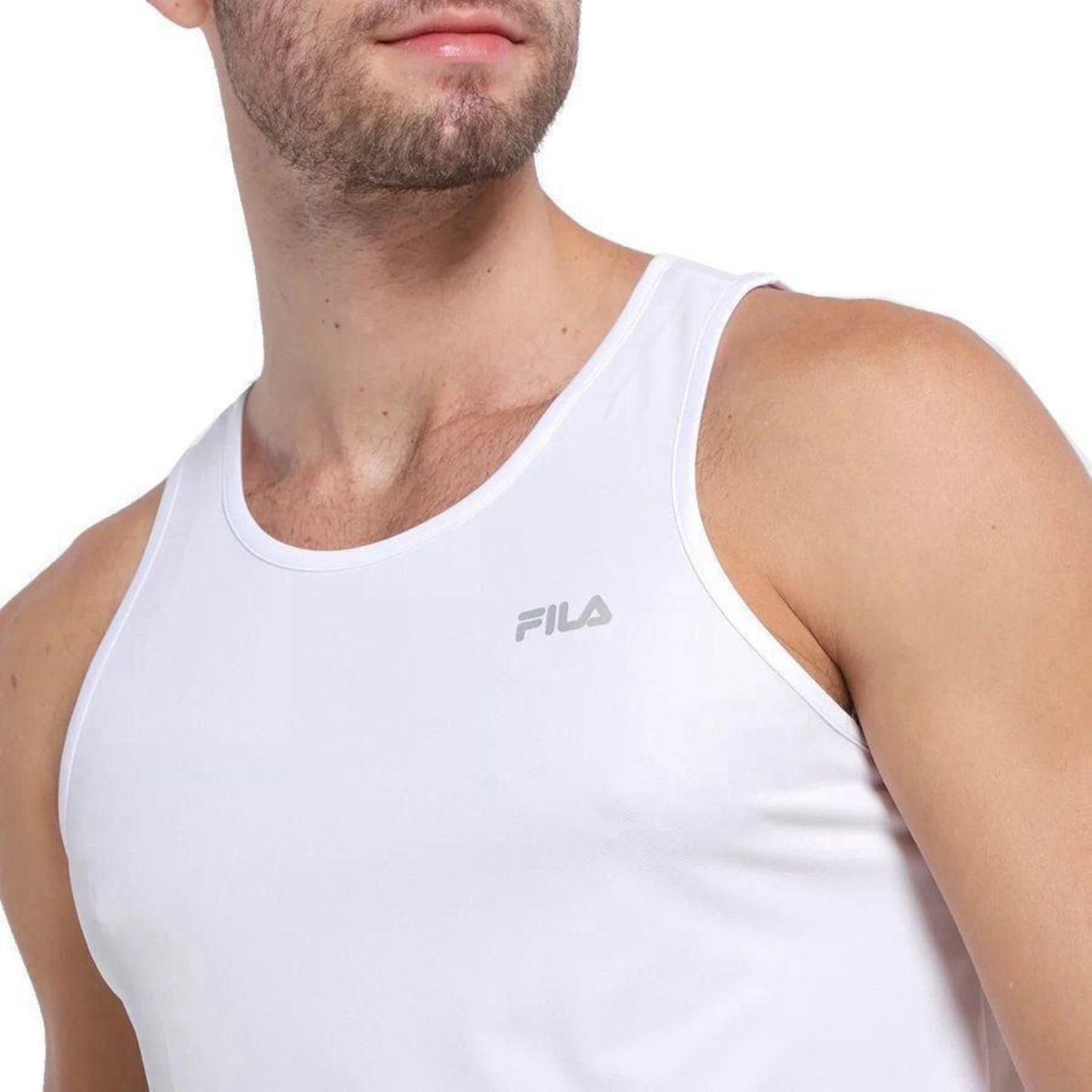 Camiseta Regata Fila Basic Sports - Masculina - Foto 3