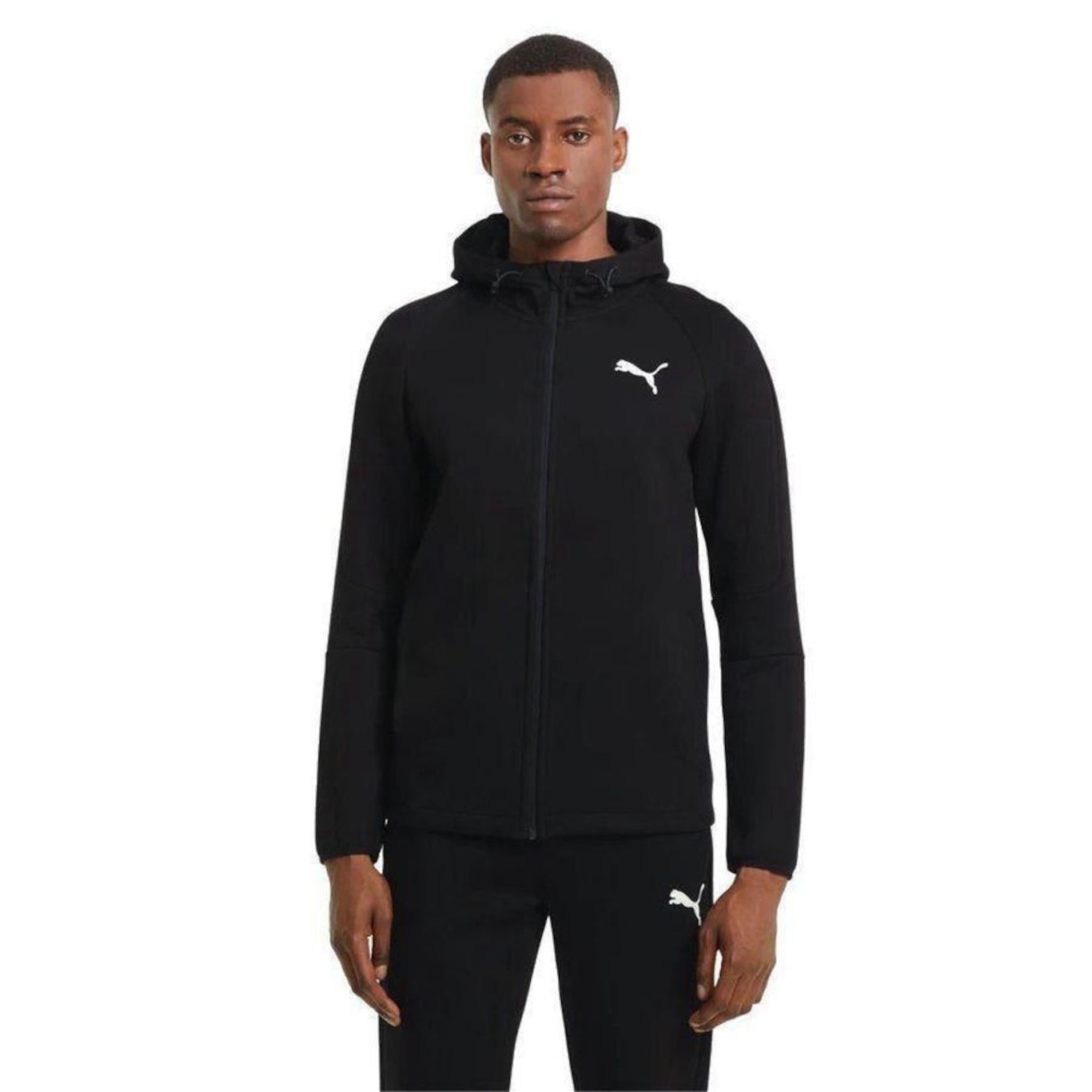 Jaqueta com Capuz Puma M Evostripe Core Full-Zip - Masculina - Foto 3