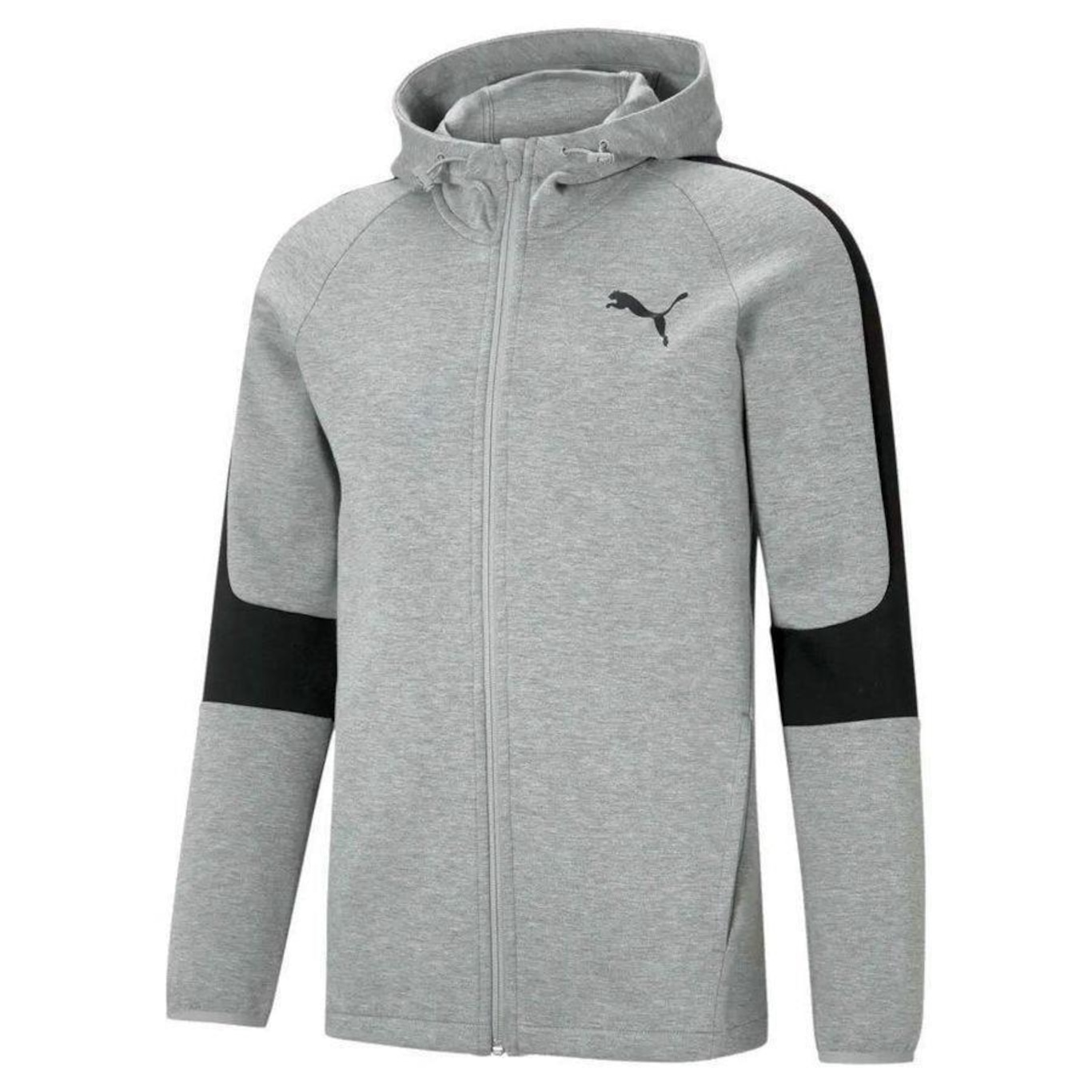 Jaqueta com Capuz Puma M Evostripe Core Full-Zip - Masculina - Foto 1