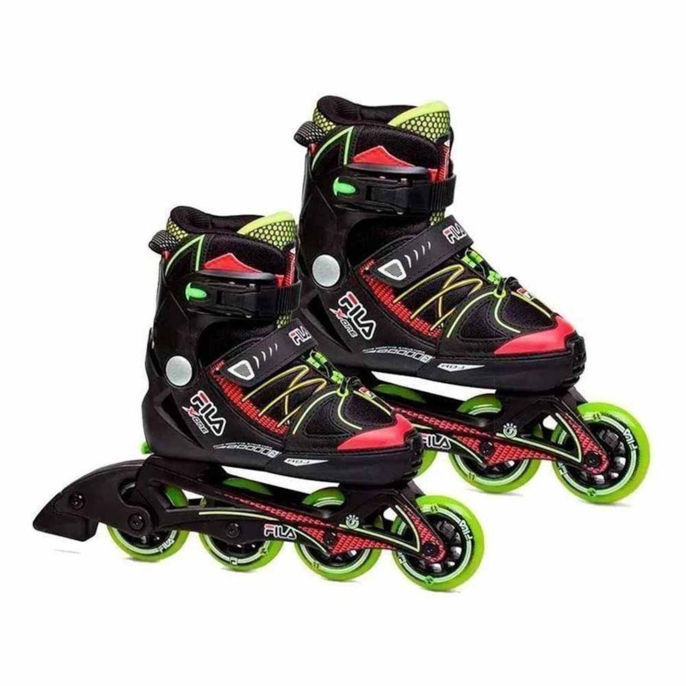 Patins Fila Skates Patins X-One Junor Boy 33-36 010616140 - Abec 5 - Infantil - Foto 1