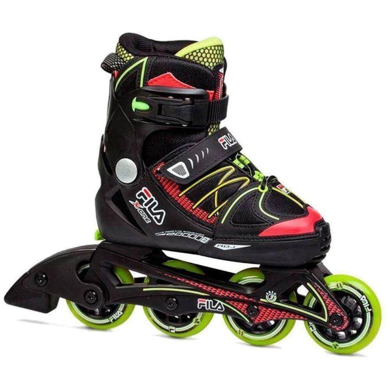 Patins Fila Skates Patins X-One Junor Boy 33-36 010616140 - Abec 5 - Infantil - Foto 2