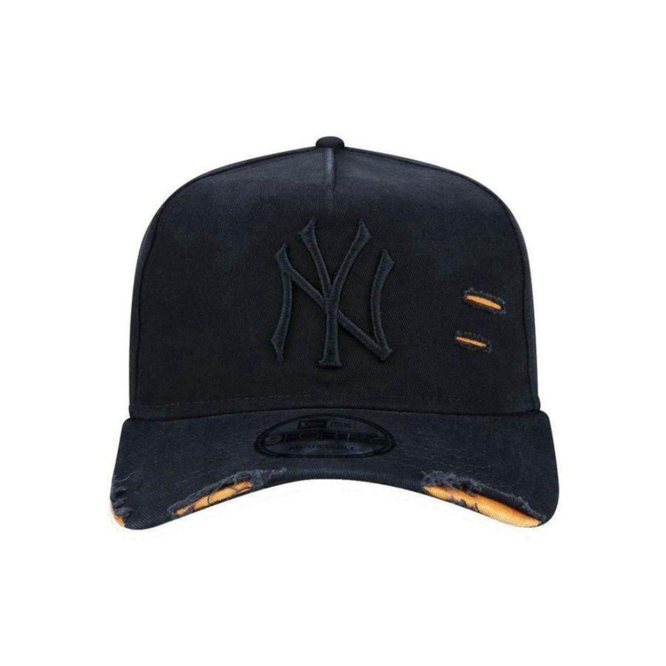 Boné New Era 940 Destroyed Mlb New York Yankees - Strapback - Adulto - Foto 2