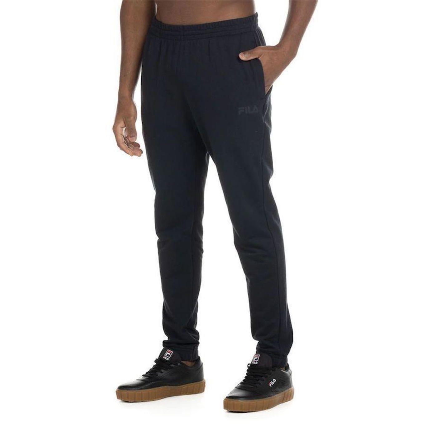 Calça Jogging Fila - Masculina - Foto 4