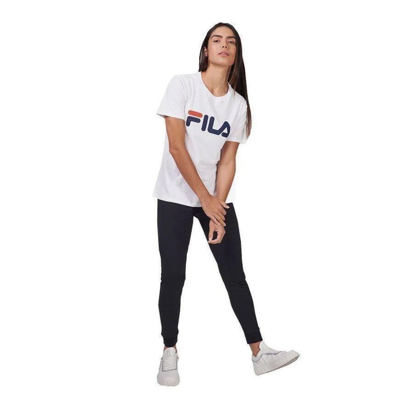 Camiseta Fila Letter Premium - Feminina - Foto 4