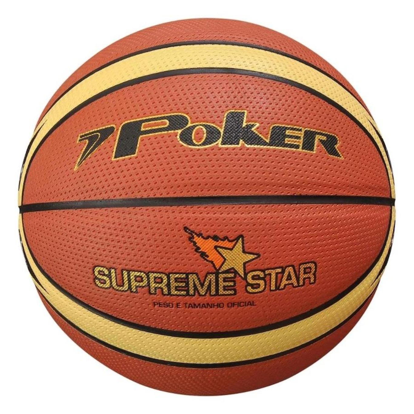 Bola de Basquete Poker Supreme Star Tam 7 - Foto 1