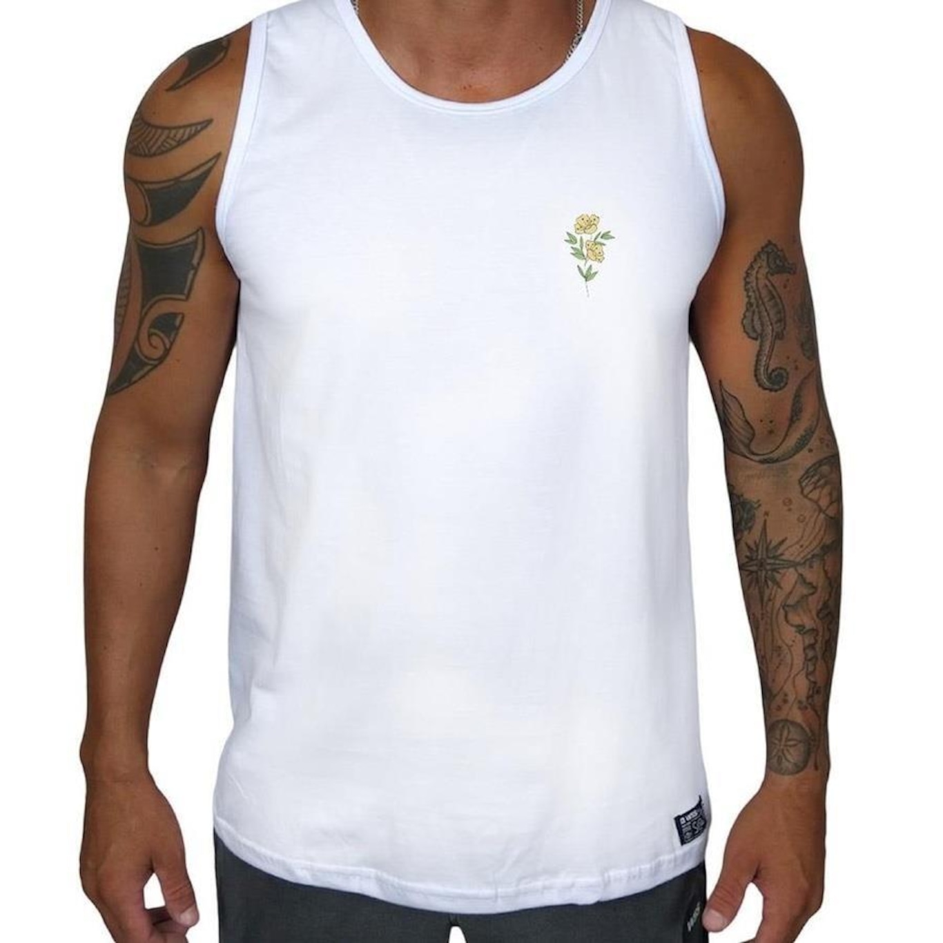 Camiseta Regata WSS Brasil Bloom Prime - Masculina - Foto 1