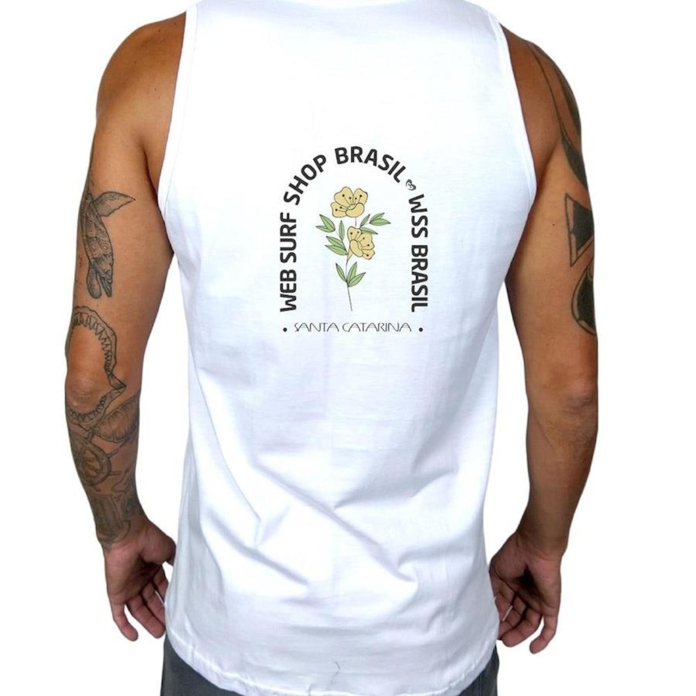 Camiseta Regata WSS Brasil Bloom Prime - Masculina - Foto 2