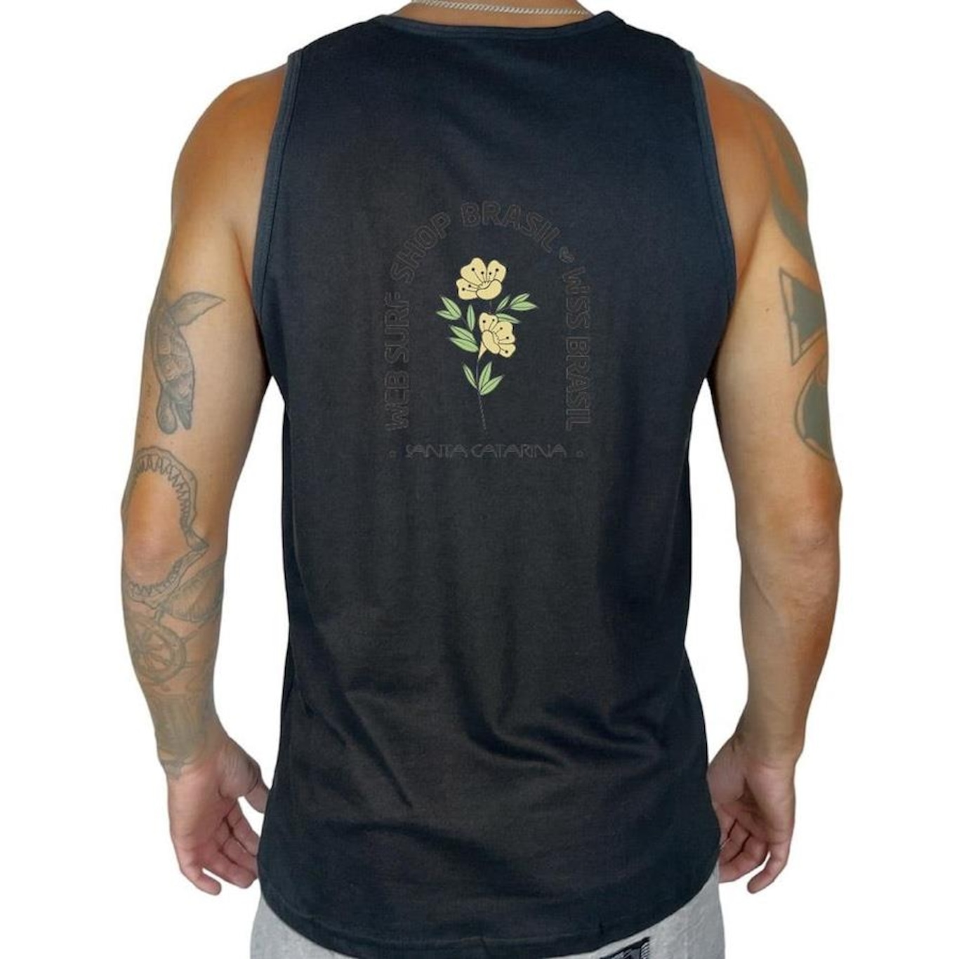 Camiseta Regata WSS Brasil Bloom Prime - Masculina - Foto 2