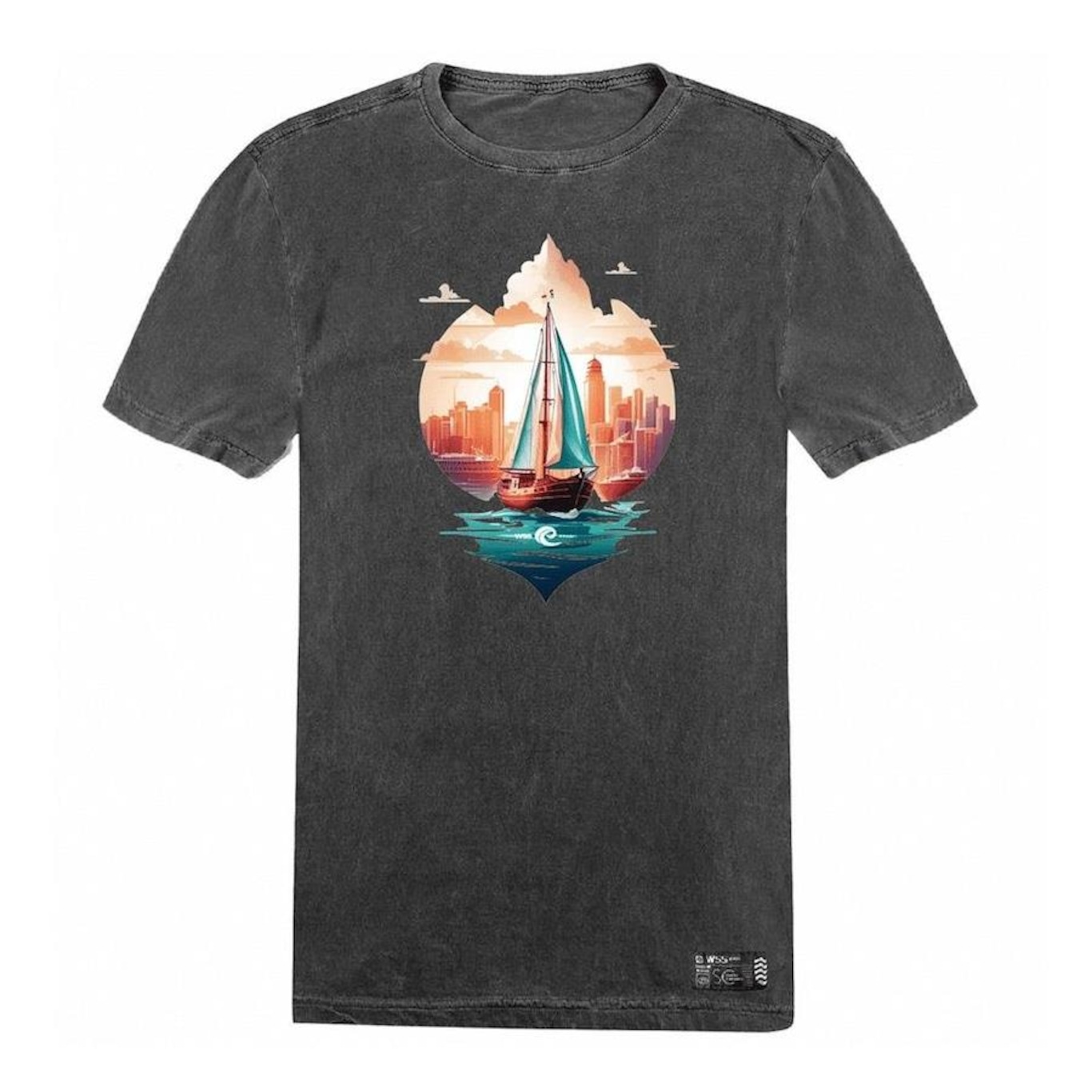 Camiseta WSS Brasil Estonada City Sail Horizon Prime - Masculina - Foto 1