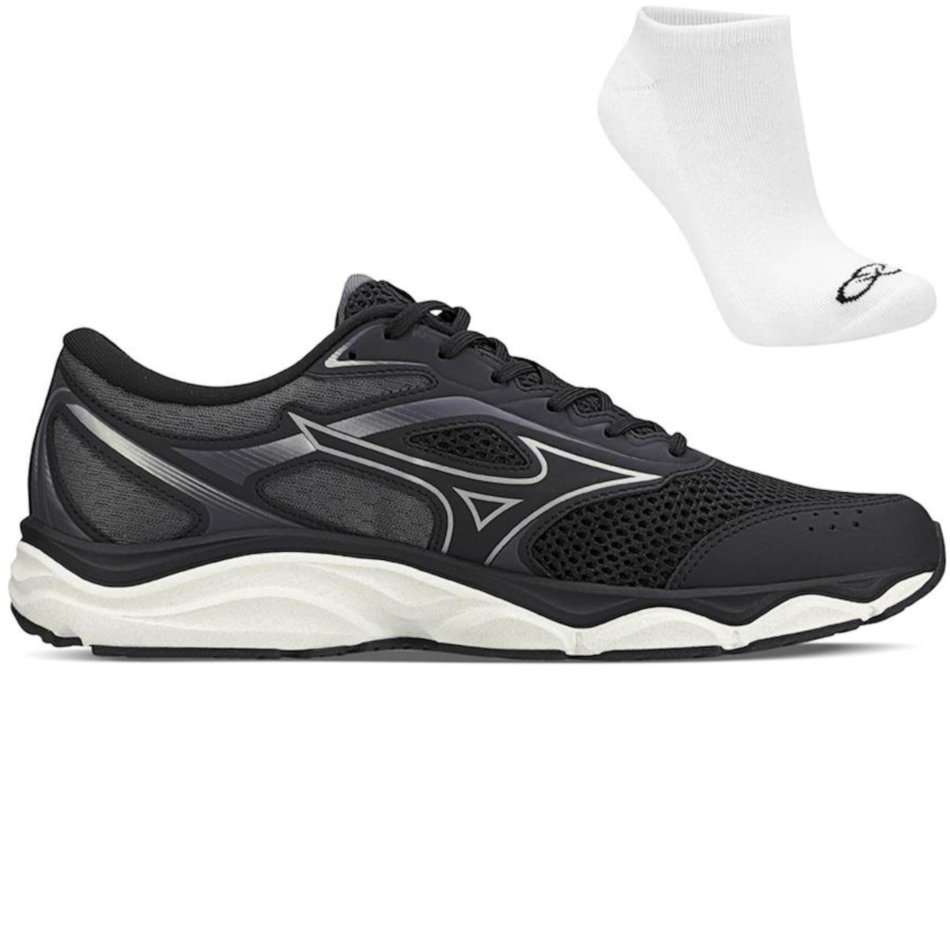 Tênis Mizuno Hawk 5 + Par de Meias - Unissex - Foto 1