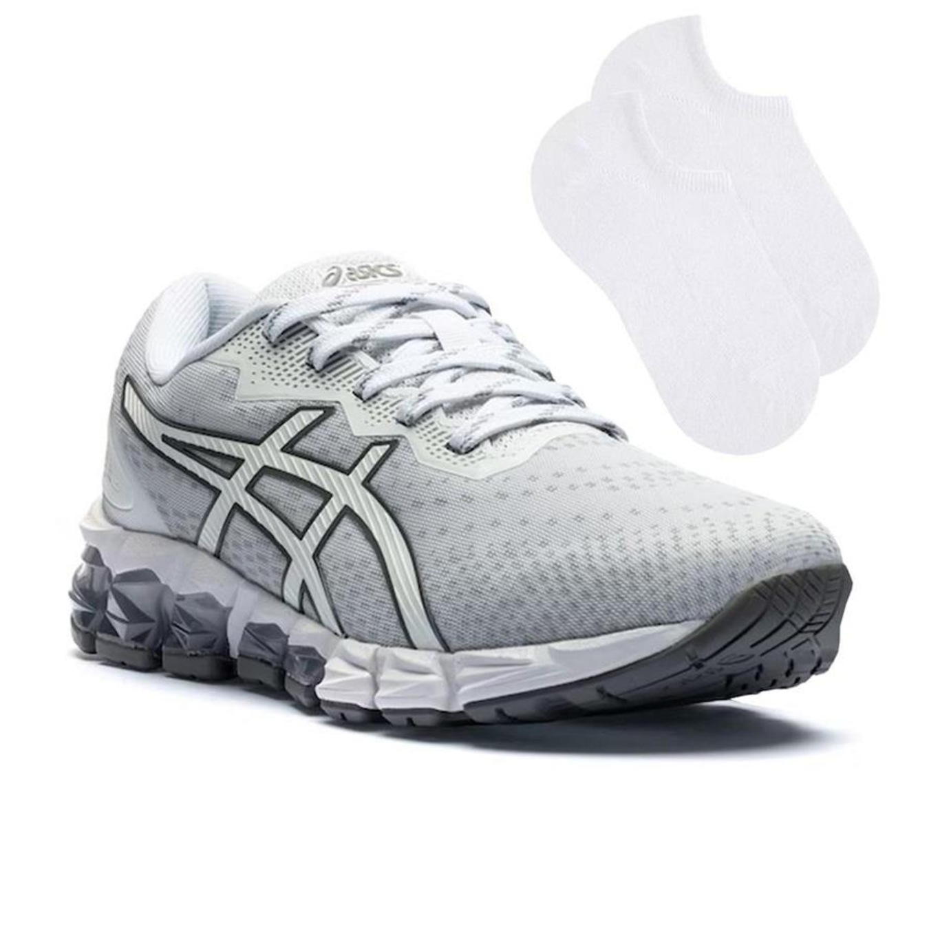 Kit Tênis Asics Gel-Quantum 180 + Par de Meia - Masculino - Foto 1