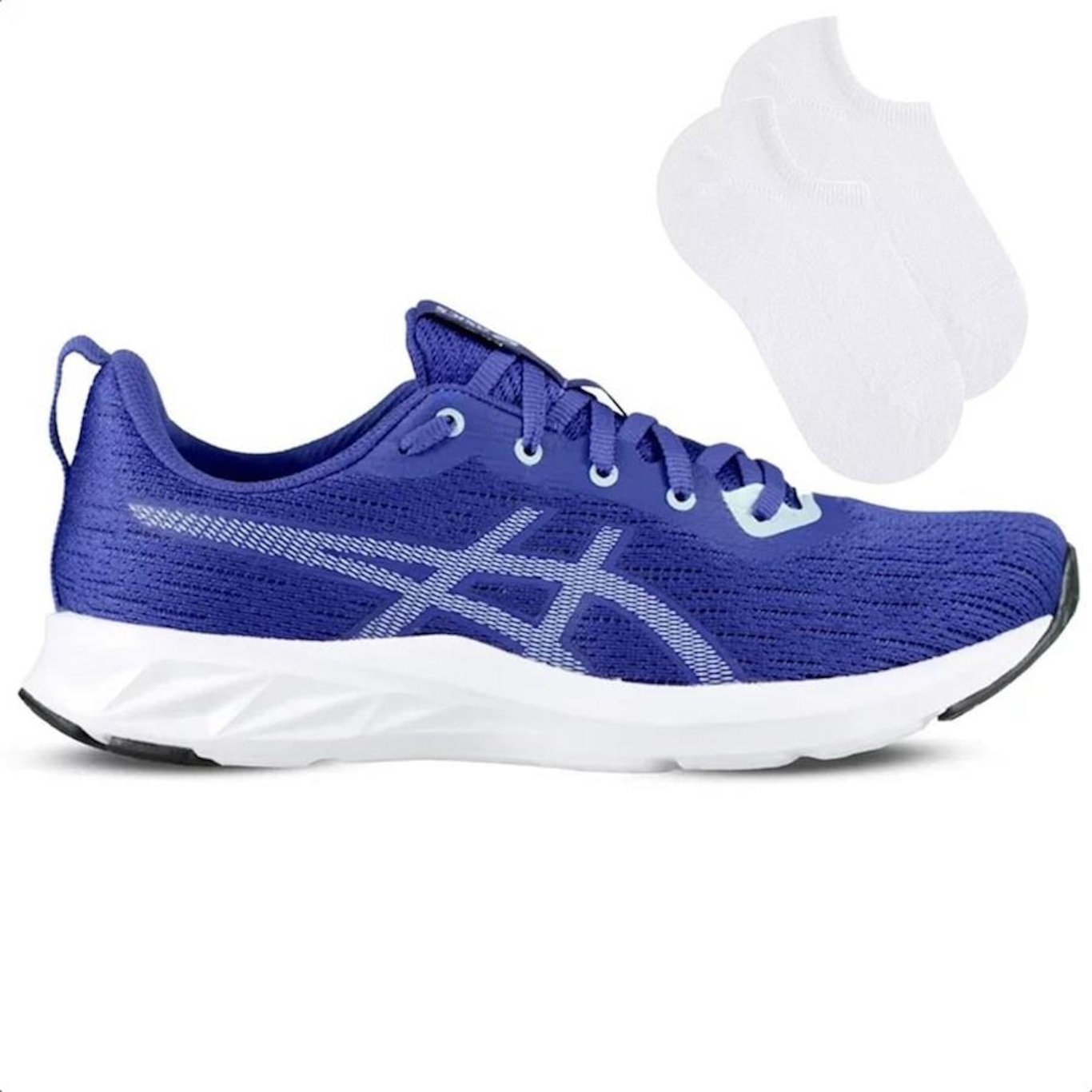 Kit Tênis Asics Versablast 2 + Par de Meia - Feminino - Foto 1