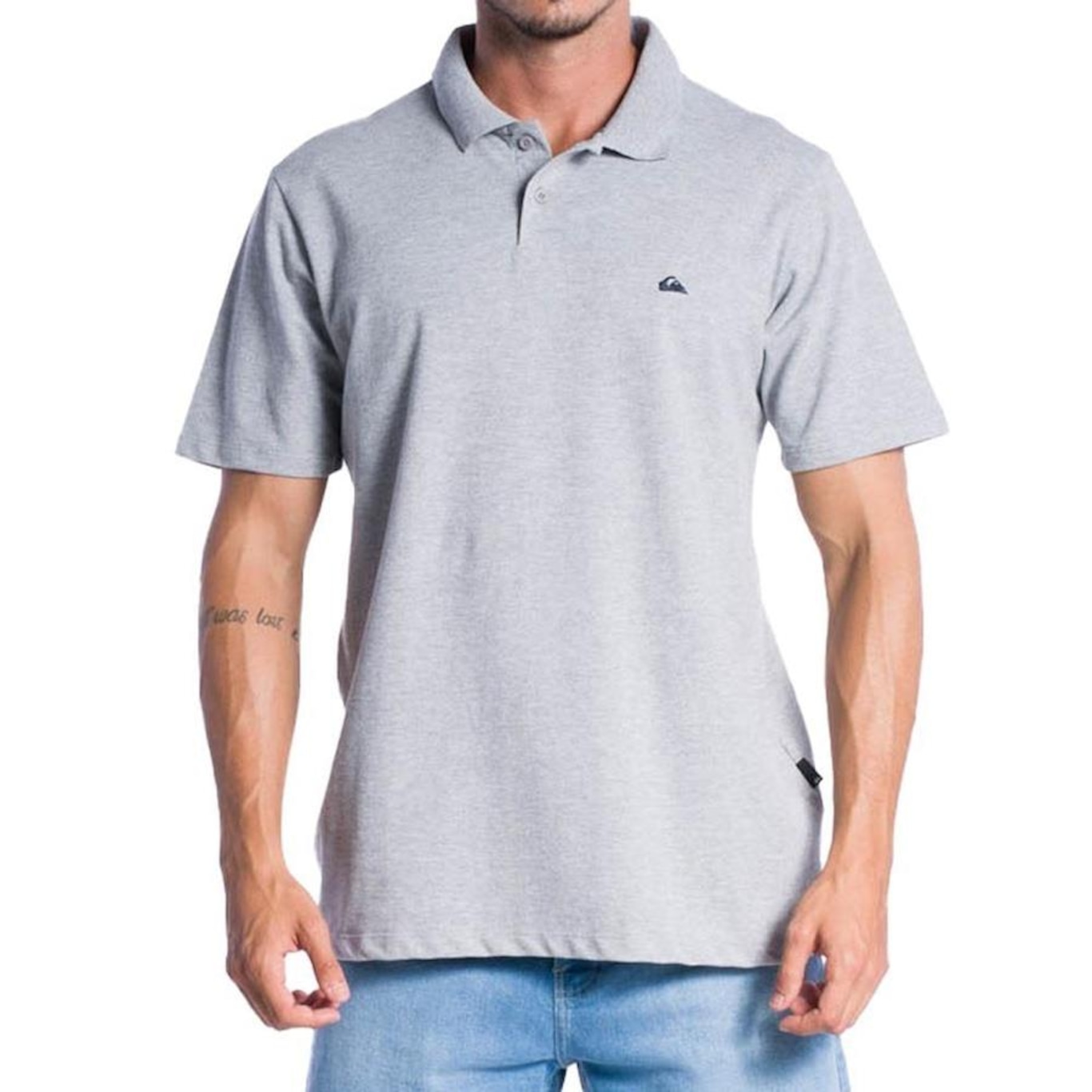 Camisa Polo Quiksilver Embroidery Piquet Sm24 - Masculina - Foto 1