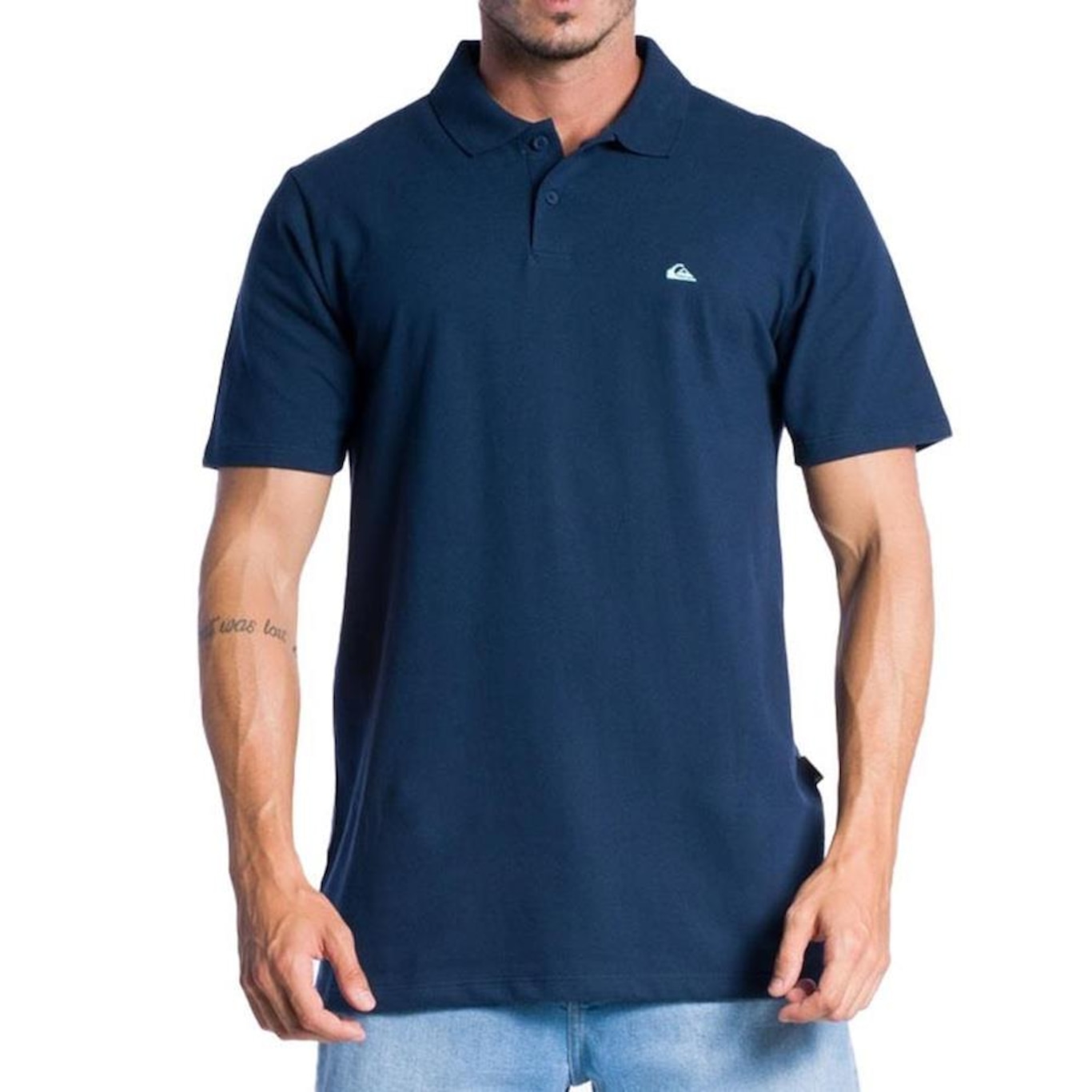 Camisa Polo Quiksilver Embroidery Piquet Sm24 - Masculina - Foto 1