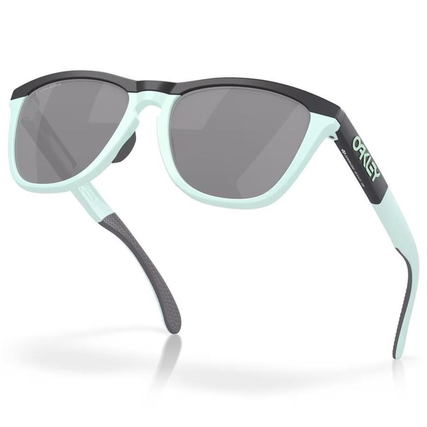 Óculos de Sol Unissex Oakley Frogskins Matte Carbon Blue Milkshake - Foto 2