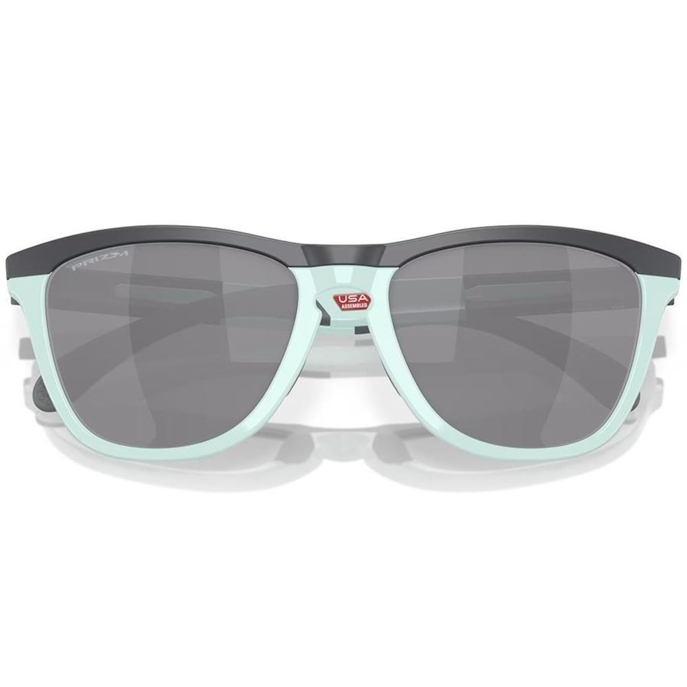 Óculos de Sol Unissex Oakley Frogskins Matte Carbon Blue Milkshake - Foto 3