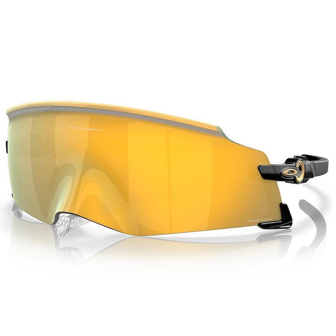 Óculos de Sol Unissex Oakley Kato Polished Black Prizm 24K - Foto 1