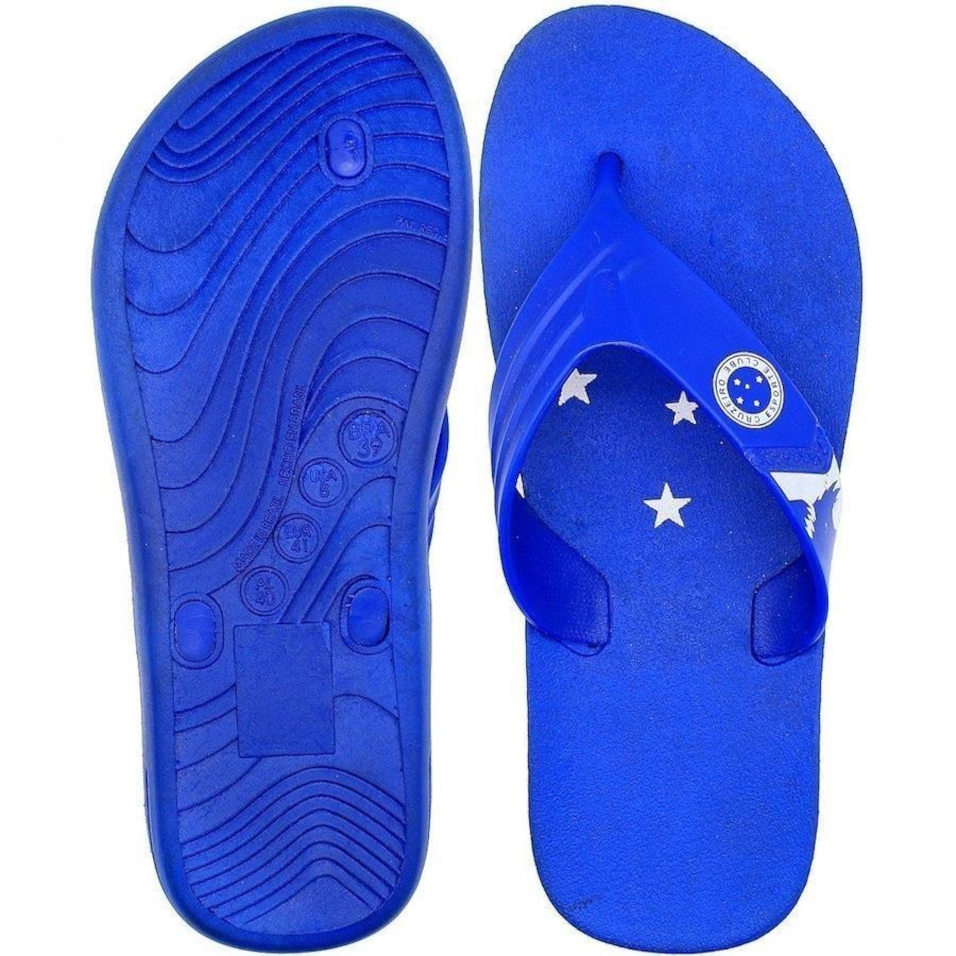 Chinelo Danper Cruzeiro Celeste - Masculino - Foto 2