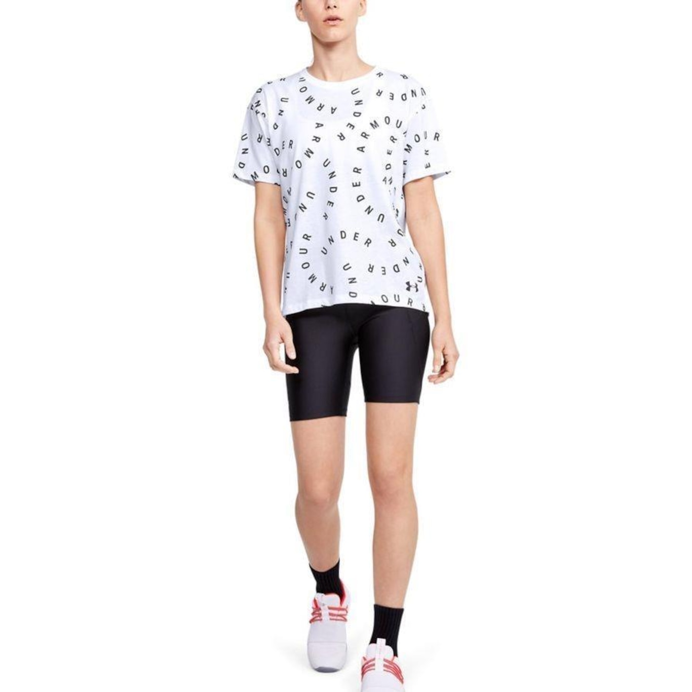 Camiseta Under Armour Logo Print Live - Feminina - Foto 3