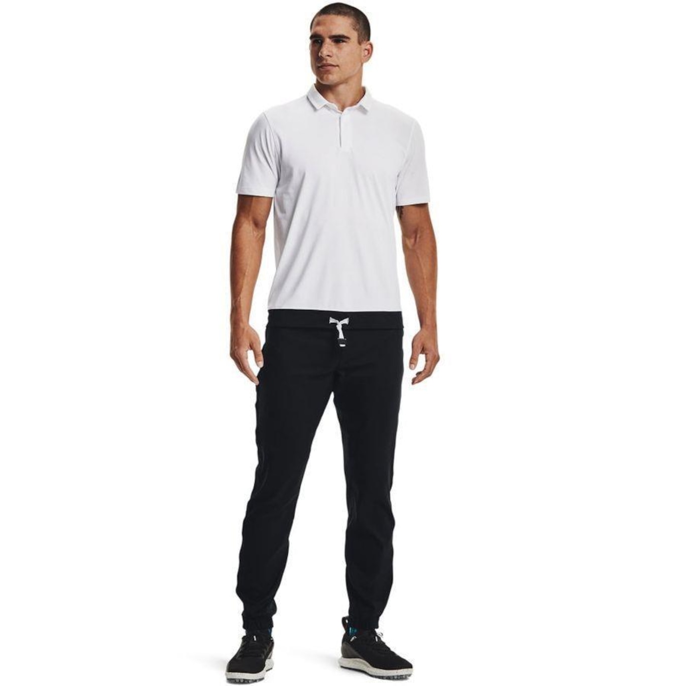 Calça de Golf Under Armour Curry Jogger - Masculina - Foto 4