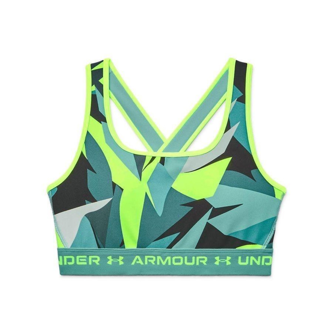 Top Fitness Under Armour Crossback Mid Print - Feminino - Foto 3