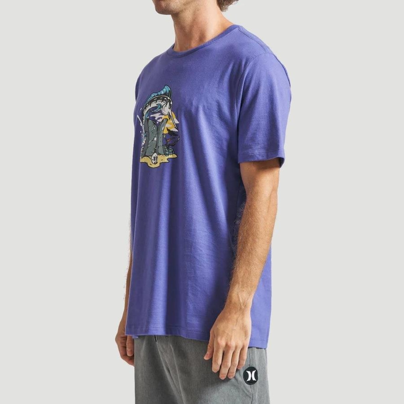 Camiseta Hurley Bedrock - Masculina - Foto 2