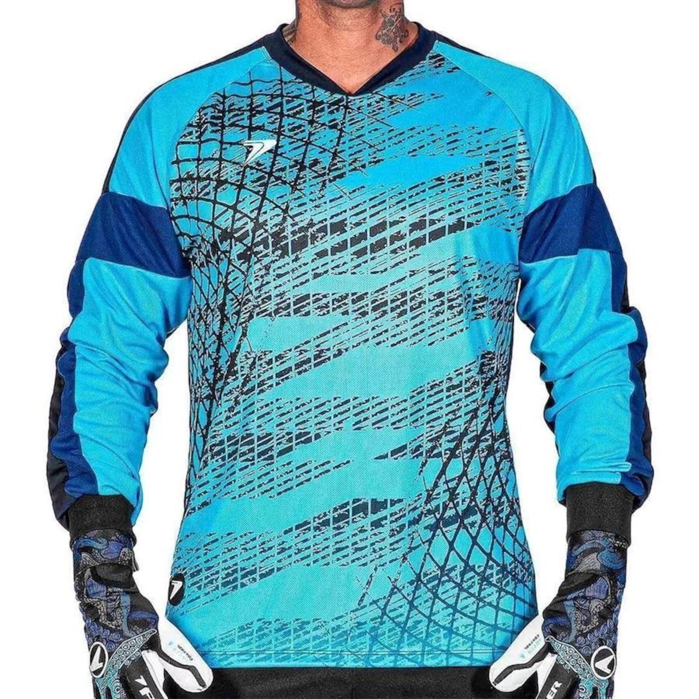 Camisa de Goleiro Poker Manga Longa Sublimada Daydream - Masculina - Foto 1