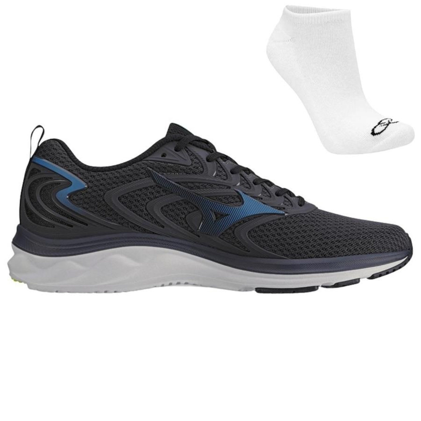 Kit Tênis Mizuno Space 4 + Meias - Masculino - Foto 1