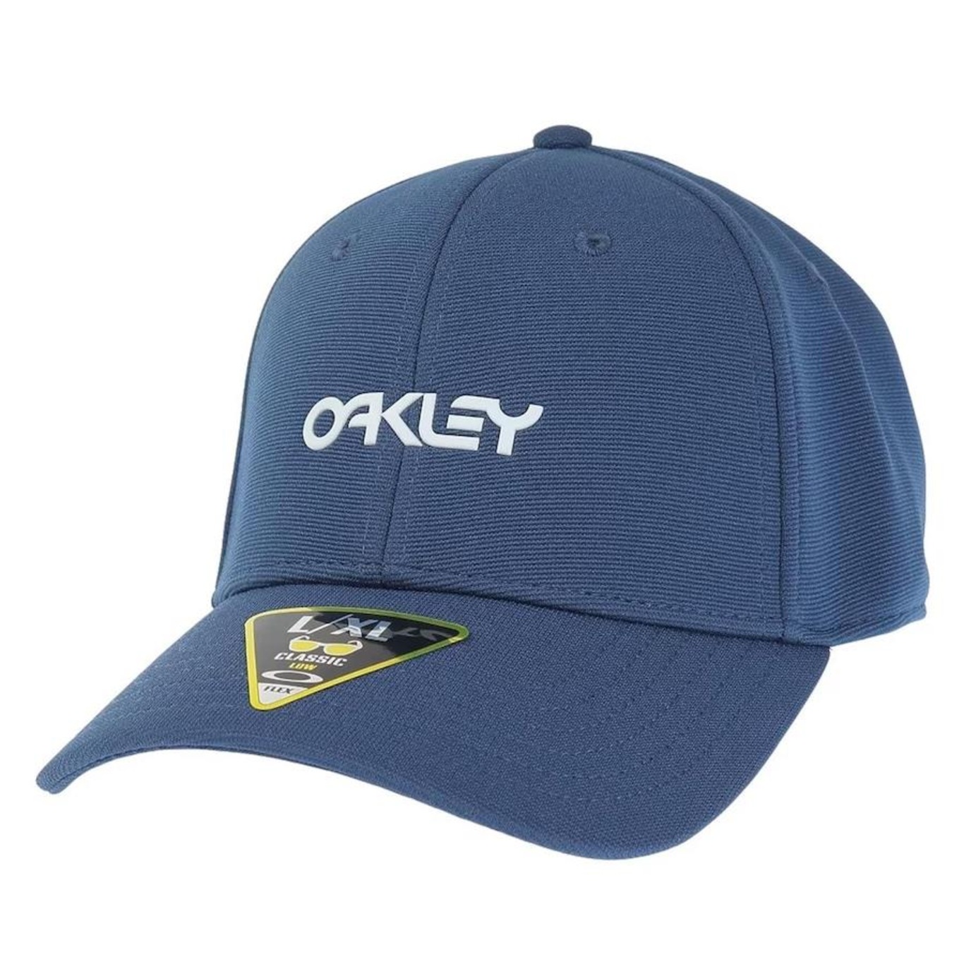 Boné Aba Curva Oakley 6 Panel Stretch Metalic Hat - Fehado - Adulto - Foto 1