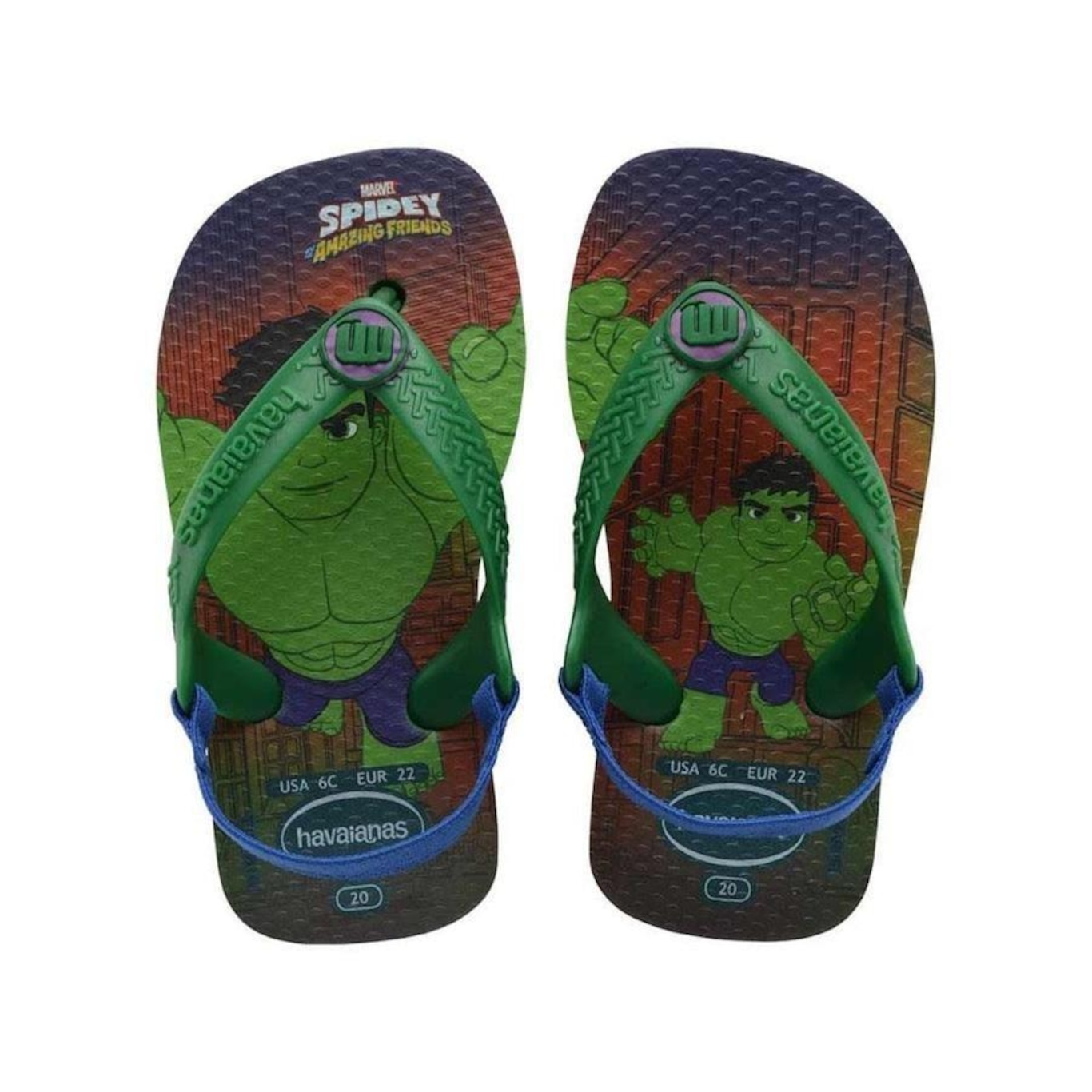 Chinelo Havaianas Baby Marvel - Infantil - Foto 1