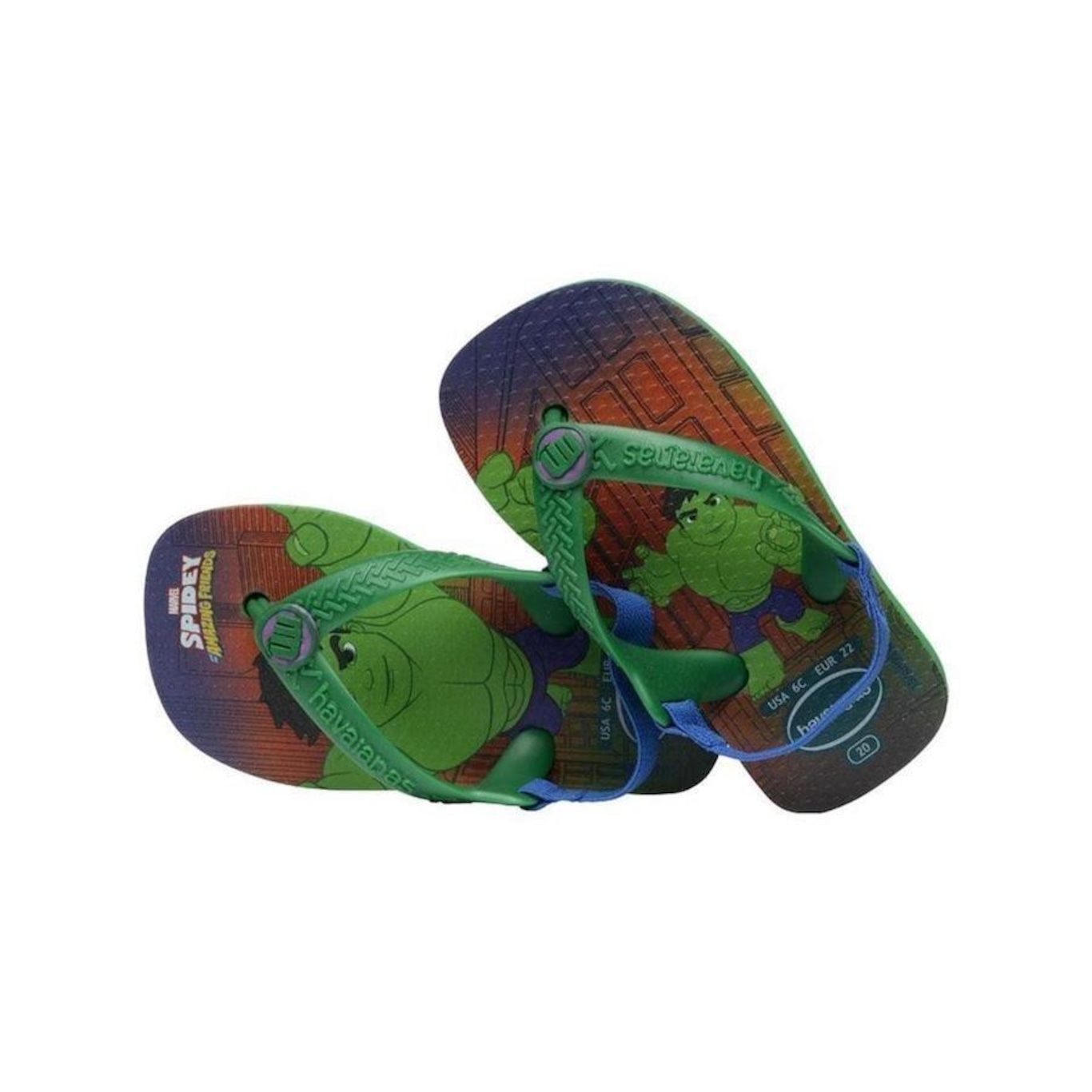 Chinelo Havaianas Baby Marvel - Infantil - Foto 4