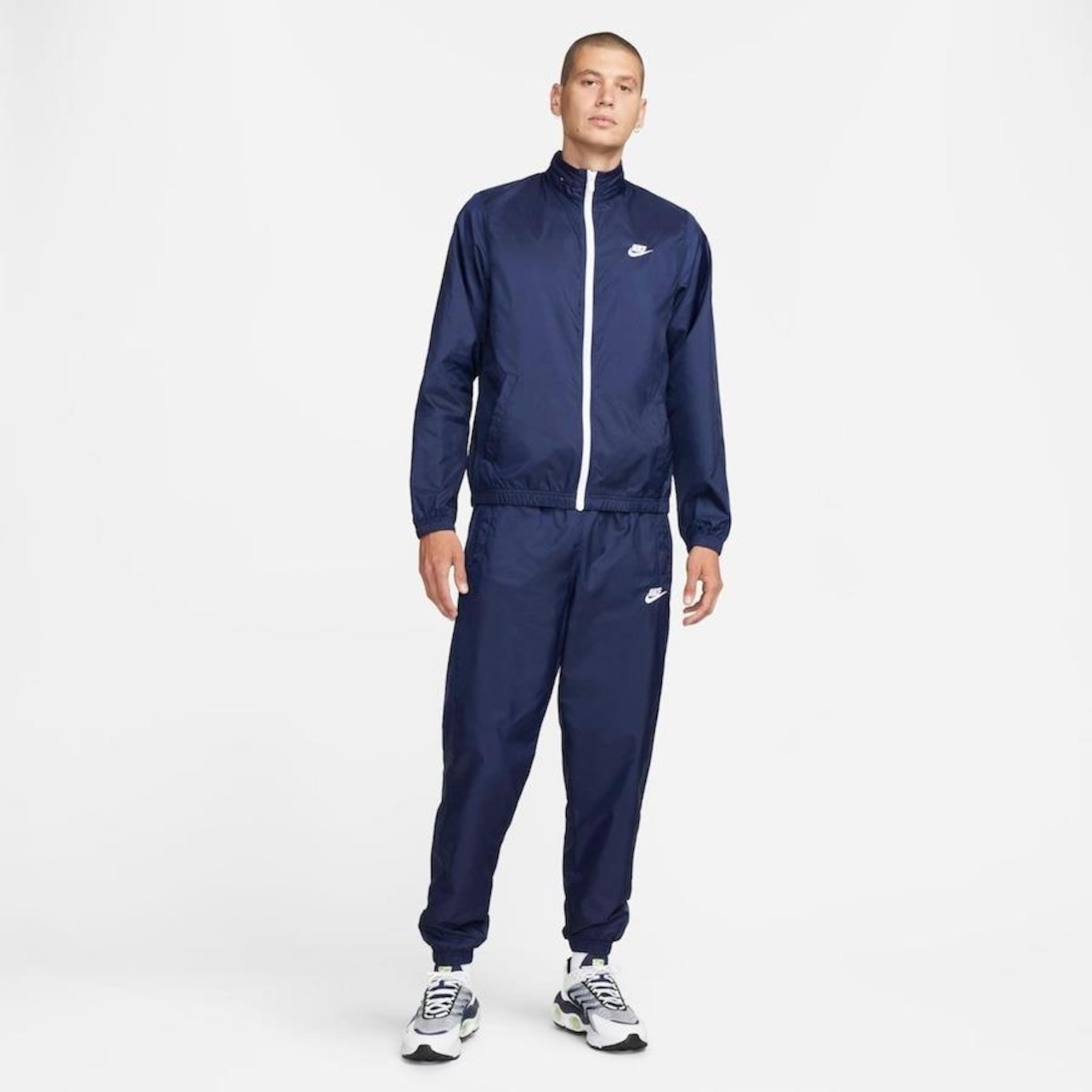 Agasalho sem Capuz Nike Sportswear Club Woven - Masculino - Foto 1