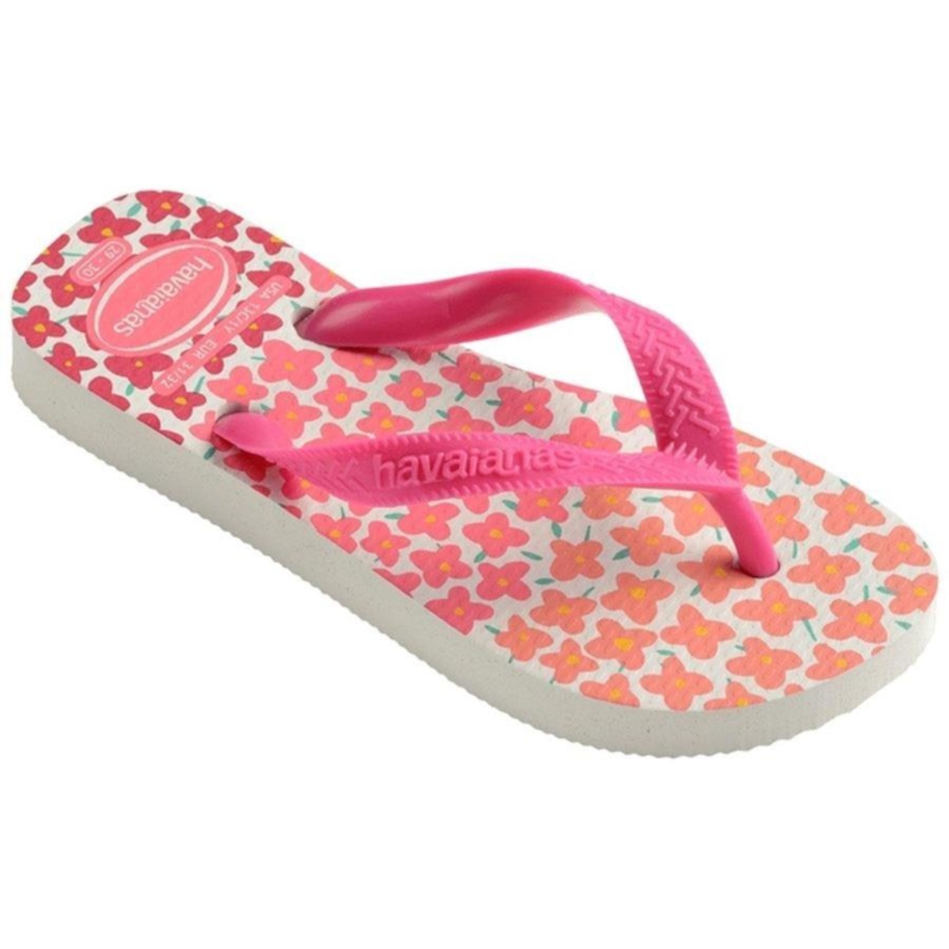 Chinelo Havaianas Kids Flores - Infantil - Foto 2