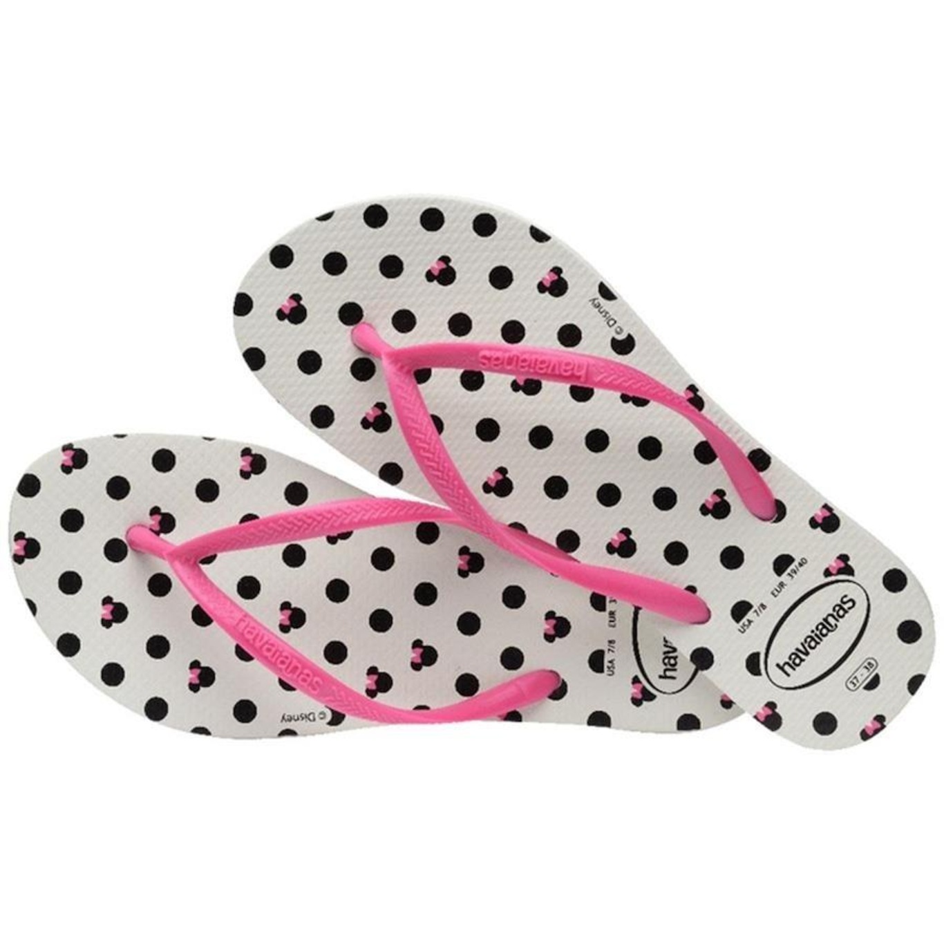 Chinelo Havaianas Slim Disney - Feminino - Foto 3