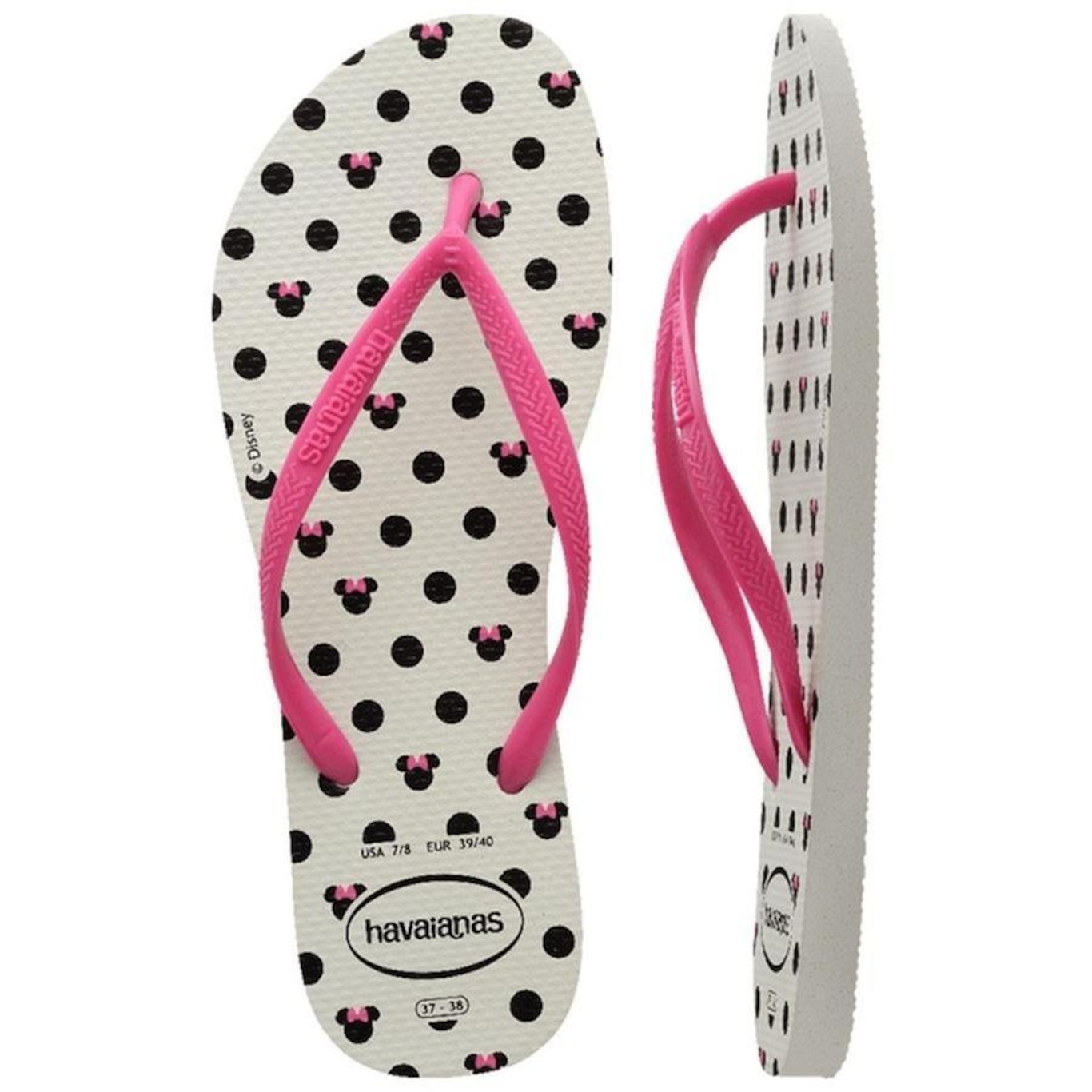 Chinelo Havaianas Slim Disney - Feminino - Foto 4