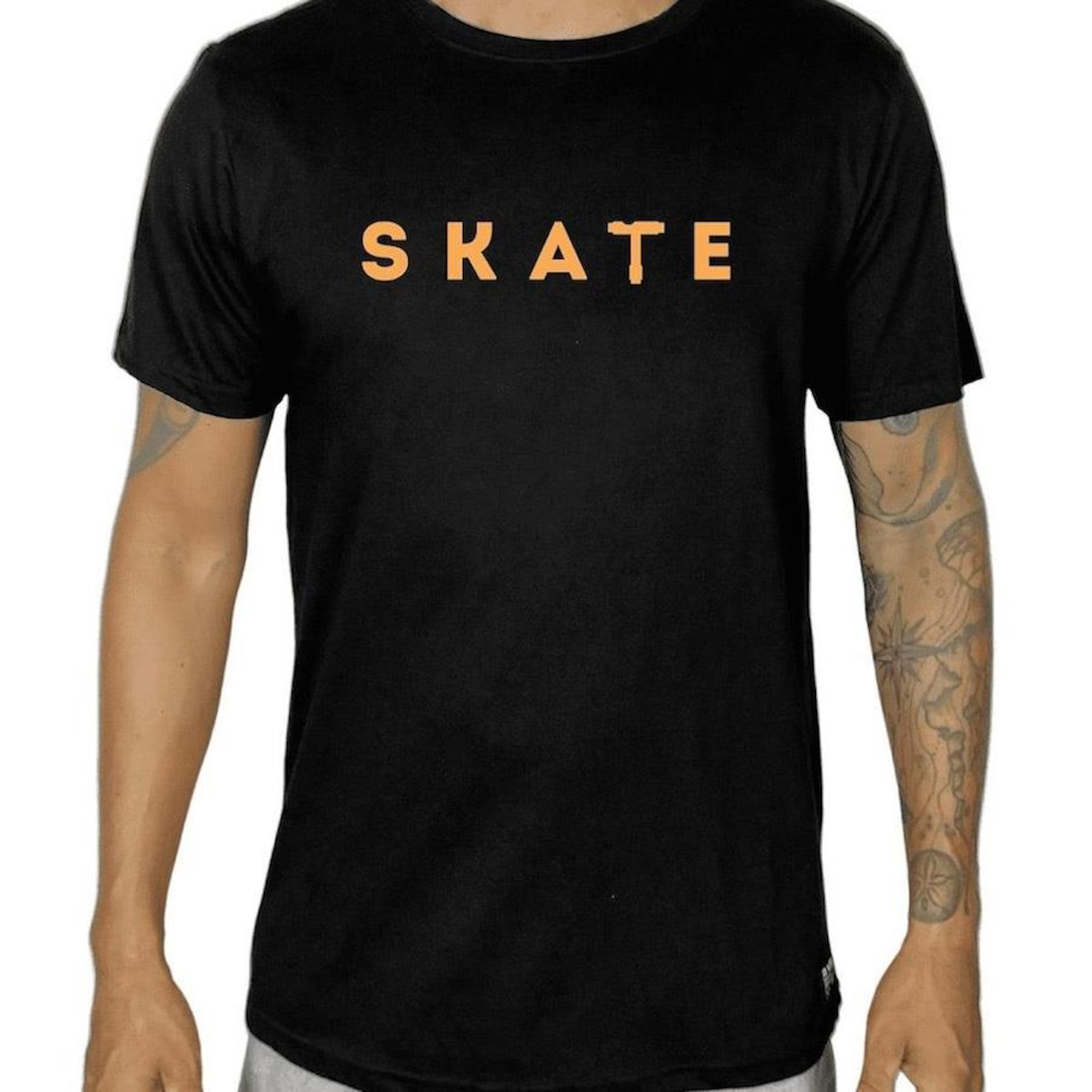 Camiseta WSS Brasil Skate Key Prime - Masculina - Foto 1