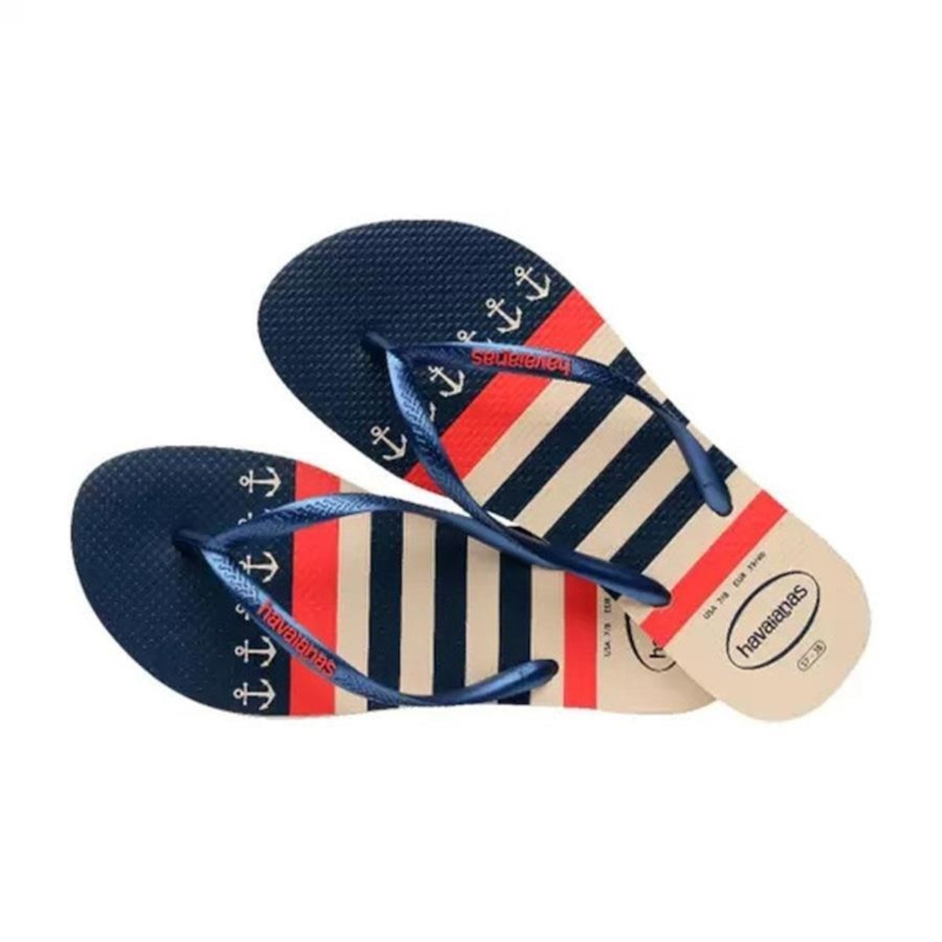 Chinelo Havaianas Slim Nautical - Feminino - Foto 3