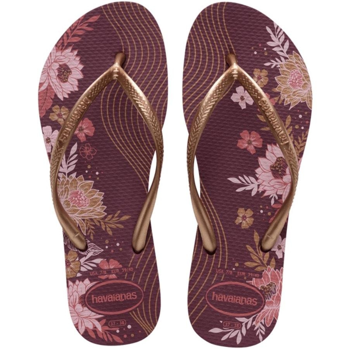 Chinelo Havaianas Slim Organic - Feminino - Foto 1