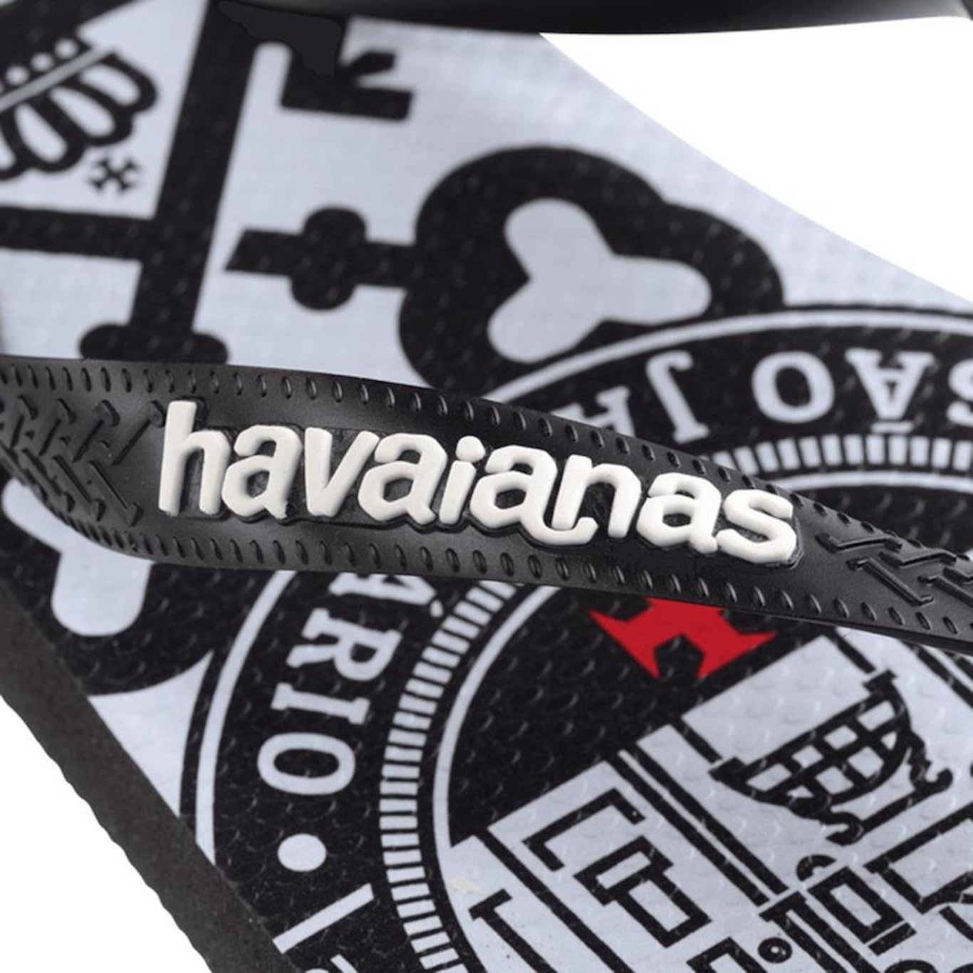 Chinelo Havaianas Top Times Vasco Da Gama - Masculino - Foto 3