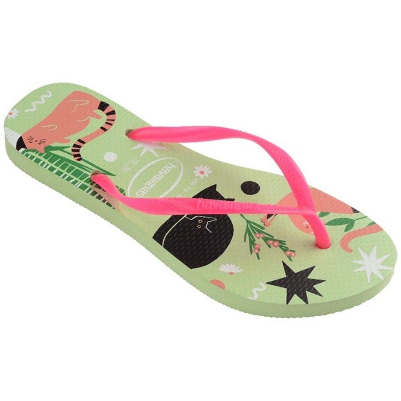 Chinelo Havaianas Slim Pets - Feminino - Foto 2