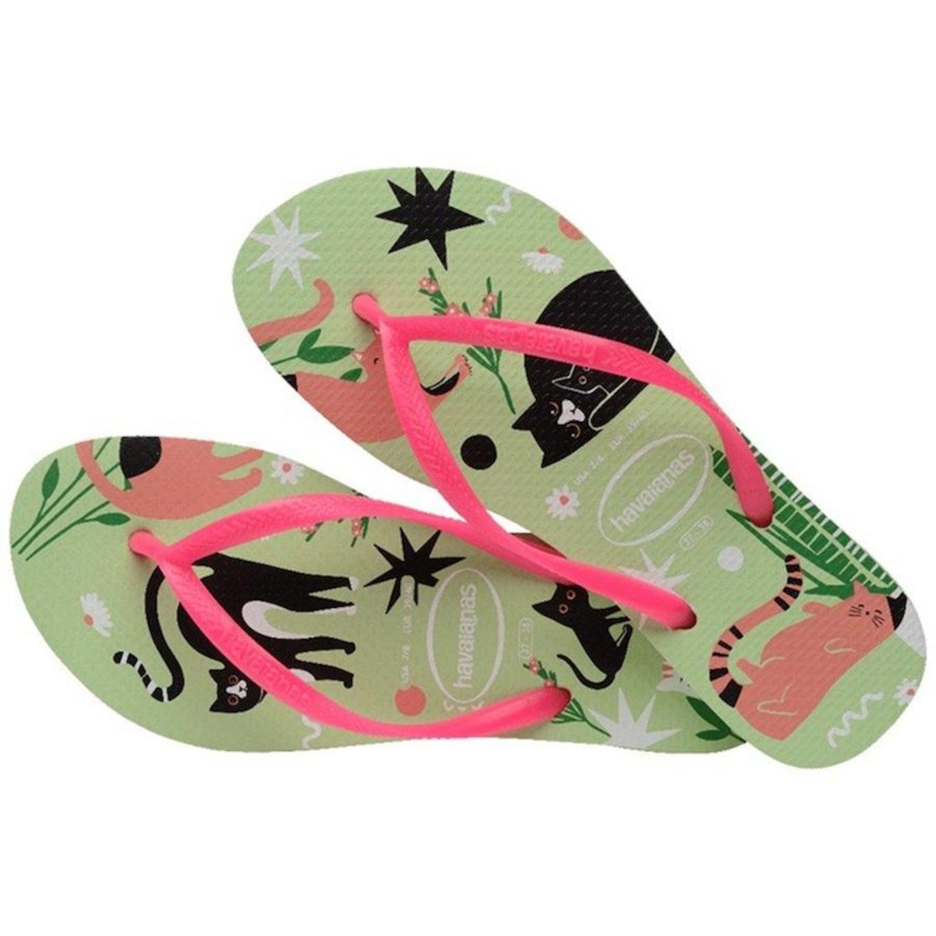 Chinelo Havaianas Slim Pets - Feminino - Foto 4