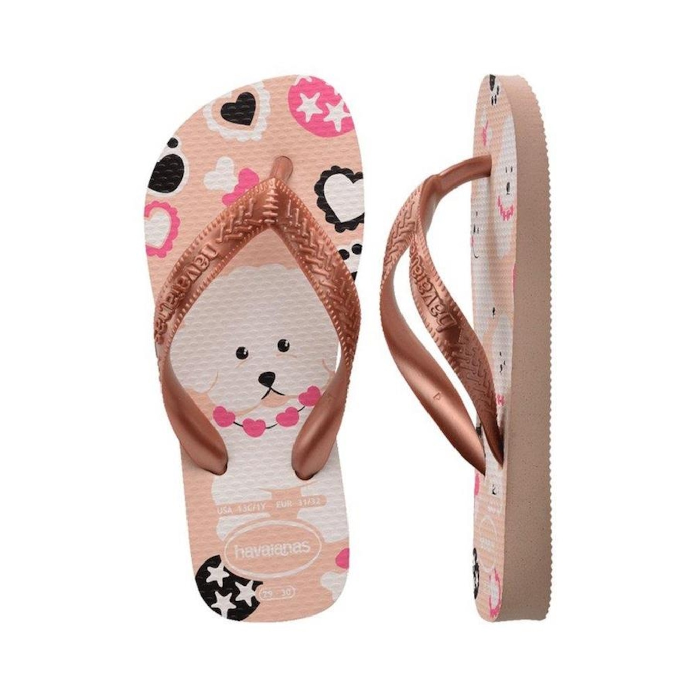 Chinelo Havaianas Top Pets Juvenil - Feminino - Foto 4