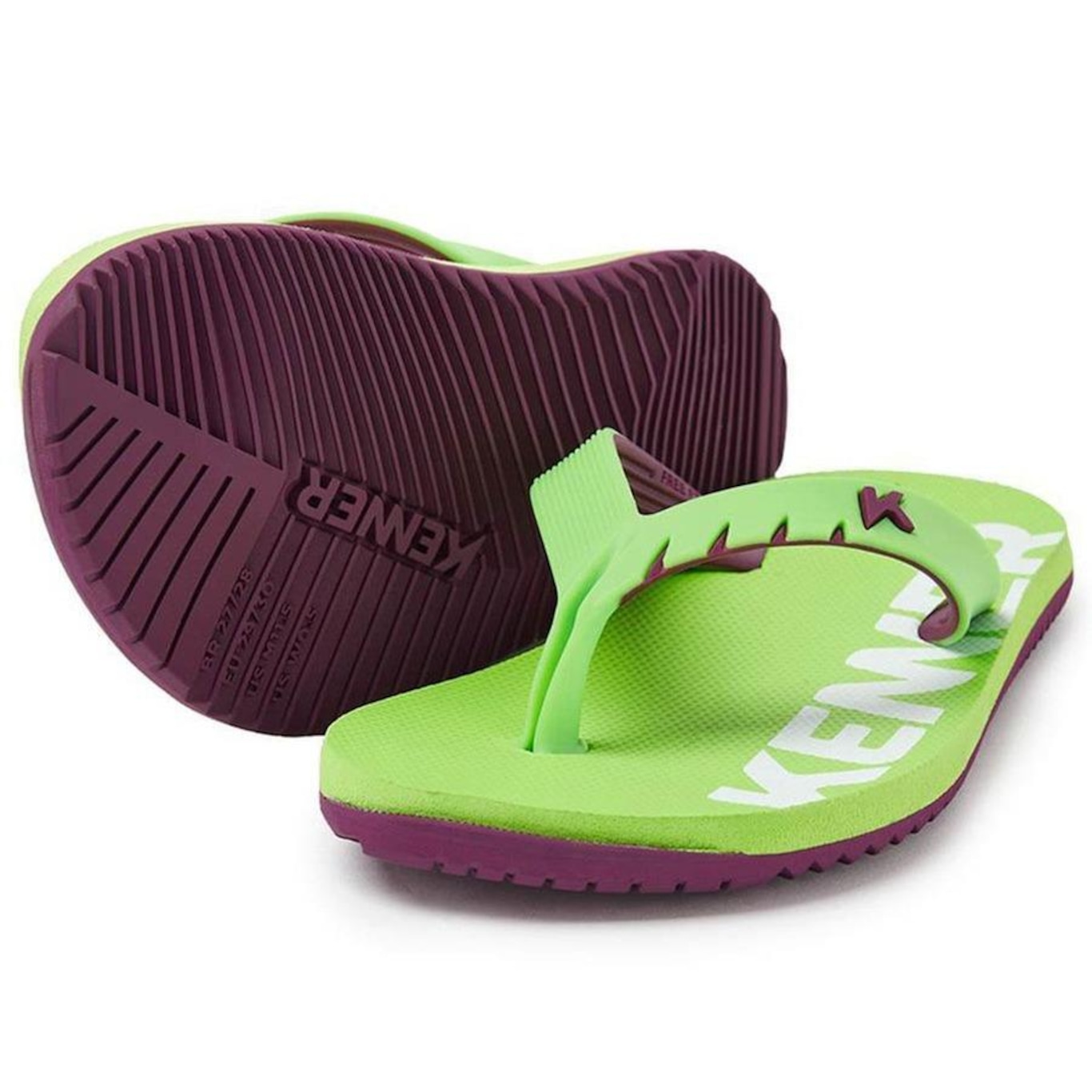 Chinelo Infantil Kenner Red Kids - Foto 1