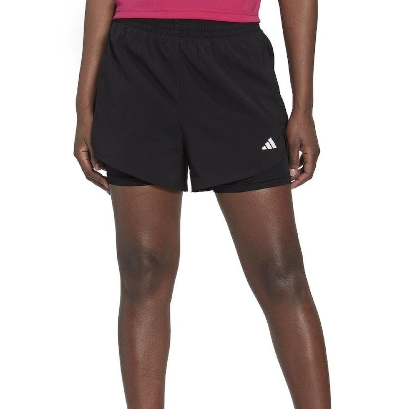 Shorts adidas 2 em 1 Made For Training - Feminino - Foto 1