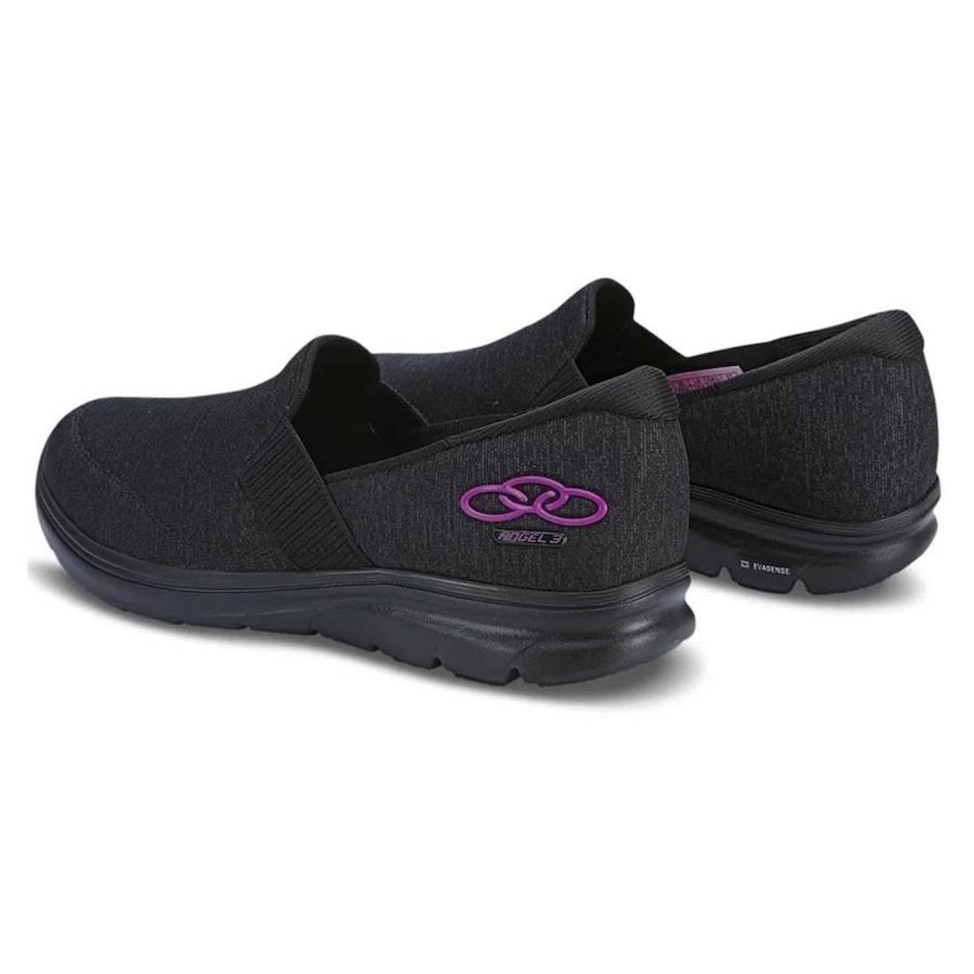 Tênis Olympikus Slip On Angel 3 + 3 Pares de Meias Color Sports - Feminino - Foto 4